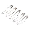 Curved Security Pins High Strength Rustproof Steel Wire Bent Pins for Quilting Sewing Knitting 1.5 Inch 100PCS