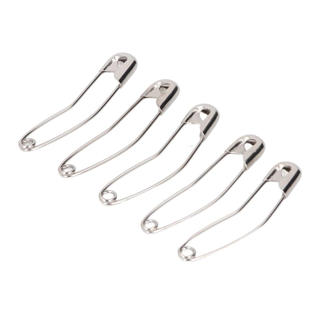 Curved Security Pins High Strength Rustproof Steel Wire Bent Pins for Quilting Sewing Knitting 1.5 Inch 100PCS