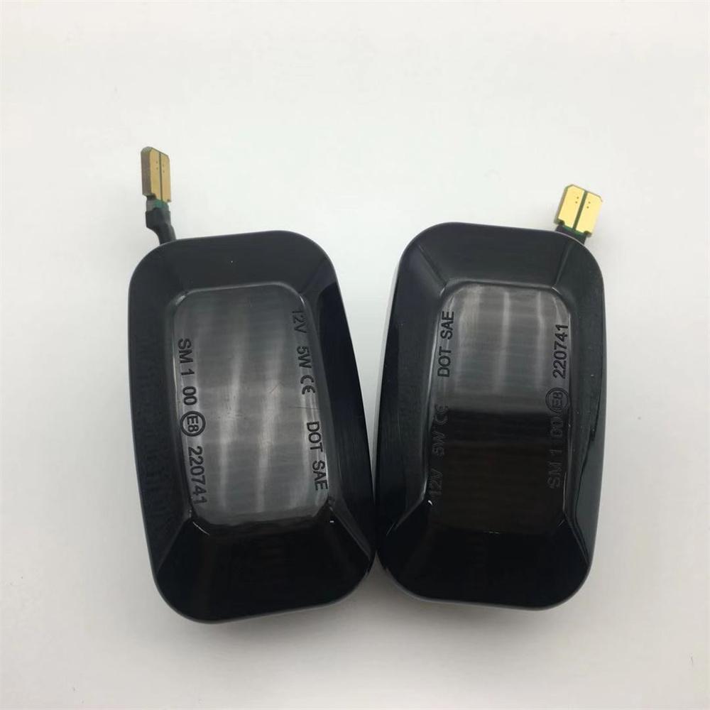 2pcs Flowing LED Side Indicator Lights Amber For Toyota Hilux sr5 Vigo mk6 2006+