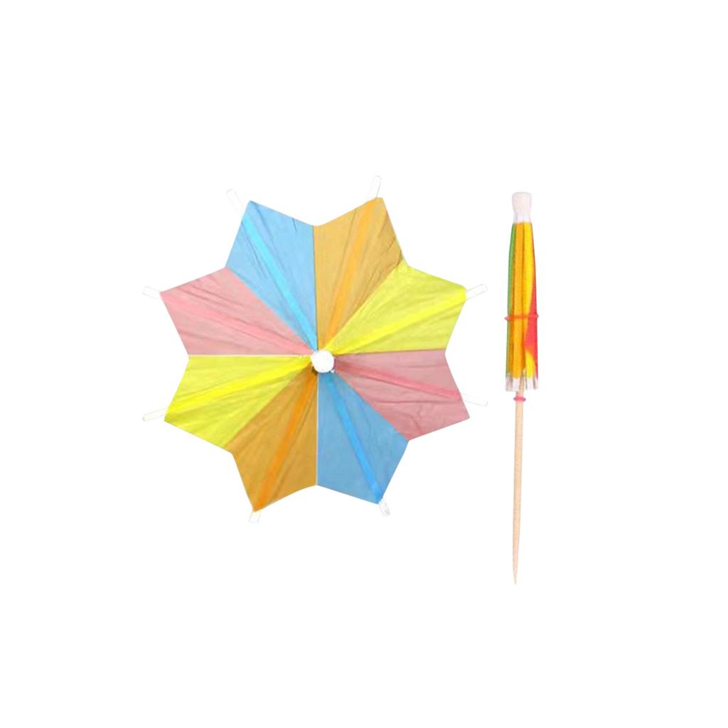 Зонтики для напитков Коктейльные палочки - Коктейльные зонтики для напитков, бумажные зонтики Коктейльные зубочистки для тропических гавайских пляжных украшений для вечеринок у бассейна