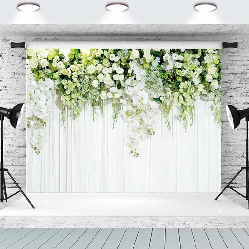 Цветок Роза Фон Занавес Цветочный 3D Свадьба День Рождения Фон Реквизит