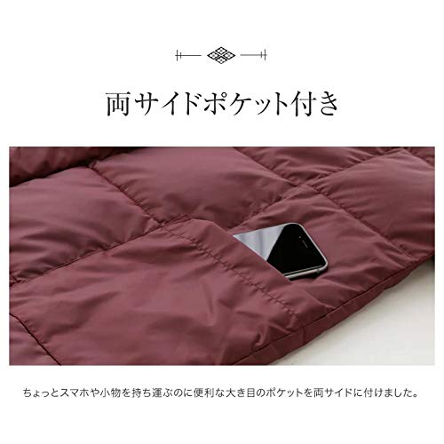 Теплый пуховый халат-хантянь для мужчин, темно-синий, один размер подходит всем, стирающийся (0390410)