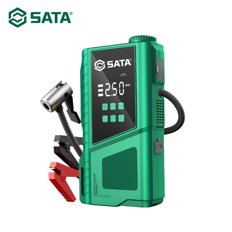 SATA D05114 Car Emergency Jump Starter & Air Pump