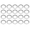 X AUTOHAUX Drain Washer, Drain Washer, M20, 11126-AA000, Subaru Compatible, Legacy, DL, Deluxe, Brat, Silver-Tone, Pack of 20