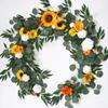 Artificial Flower Garlands for Table Runner Eucalyptus Sweetheart Table Centerpieces for Backdrop Boho Wedding Decoration