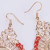 1 Pair Women Hook Earrings Colorful Ethnic Anti-deformed Bohemia Style Tassel Drop Earrings Female Jewelry