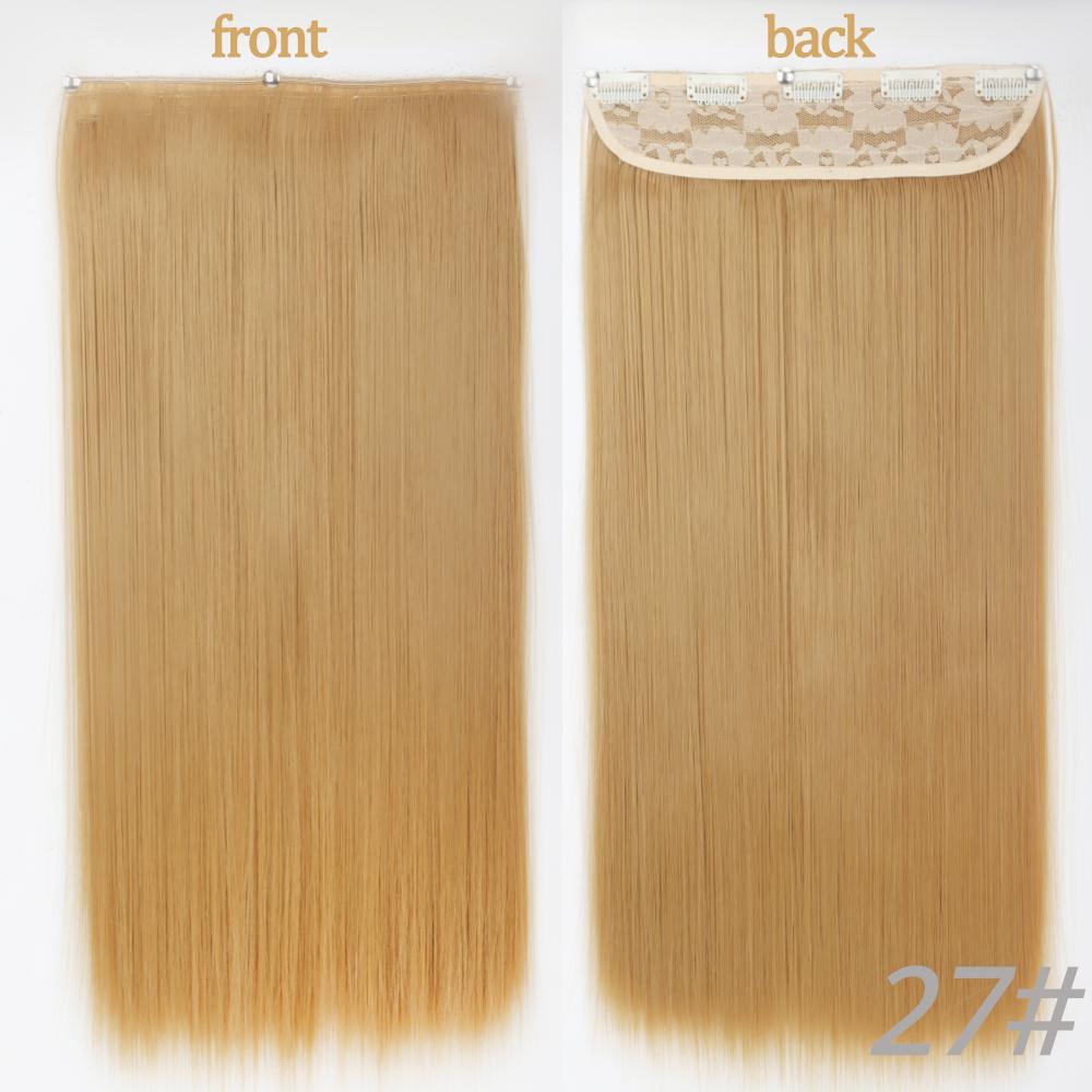 MERISIHAIR Длинные волнистые синтетические волокна 22 дюйма 5 зажимов для наращивания волос Волнистые прямые волосы Черный Коричневый Блондинка Повседневная одежда