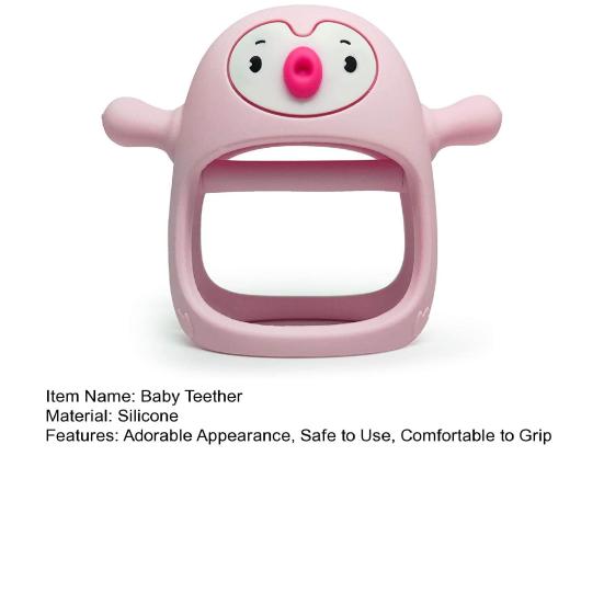 Baby Teether Food Grade Soft Safe Resilient Appease Mood Anti-eating Hand Silicone Kids Teething Newborn Dental Care Chew Toy Baby Product