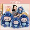 Stitch Labubu Плюшевая игрушка Кролик Подушка для девочек Подарок Мягкий Животное Декор