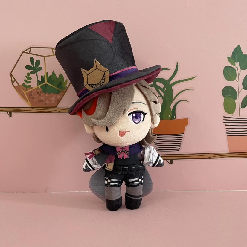 Плюшевая кукла-игрушка для косплея Фремине из Genshin Impact 20 см Аниме-персонаж Милая Мягкая Набивная Подушка Рождественский Подарок на День Благодарения