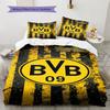 Постельное белье BVB с индивидуальным именем, Комплект одеял, Пододеяльник, Наволочка, Домашний подарок на день рождения(1 пододеяльник + 2 наволочки, без наполнителя) -HE42