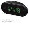 1 Set Electronic Alarm Clock Radio Snooze Function LED Digital Display Clock for Home Bedroom Office