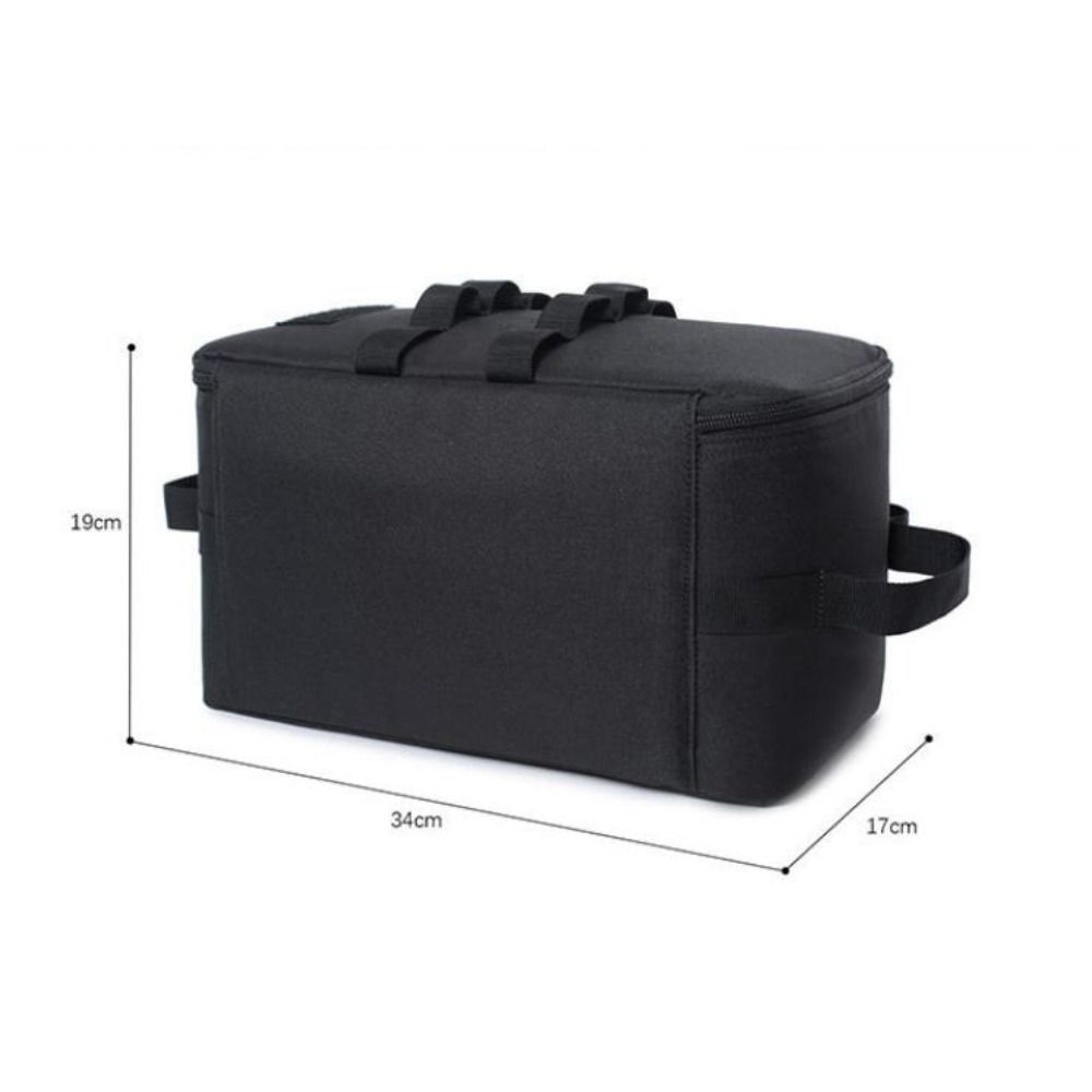 Сумка для хранения кемпингового снаряжения большой вместимости, многокарманный органайзер для посуды и кухонных принадлежностей, для приготовления на открытом воздухе