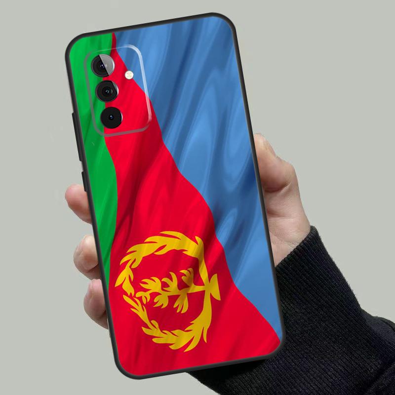 Eritrea Flag Case For Samsung Galaxy A33 A53 A13 A23 A17 A06 A16 A56 A36 A54 A34 A14 A52 A32 A15 A35 A55