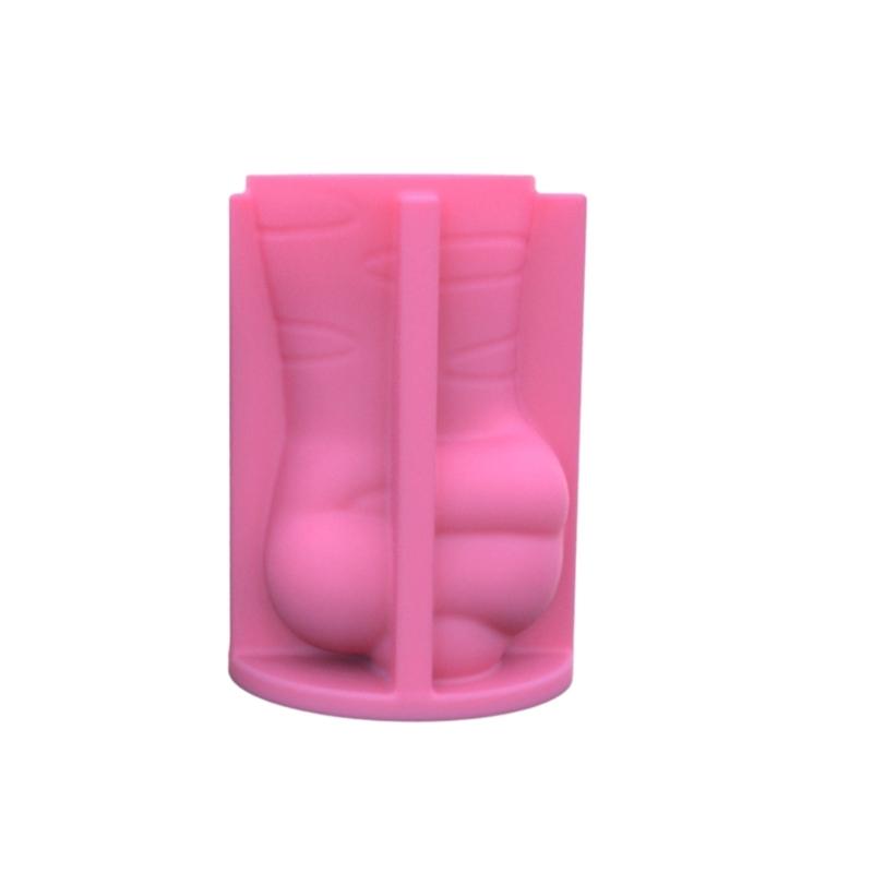 Geometric Cute Claw Art Gypsum Silicone Mold Vase Storage Box Mold for Making Succulent Flower Pen Holder