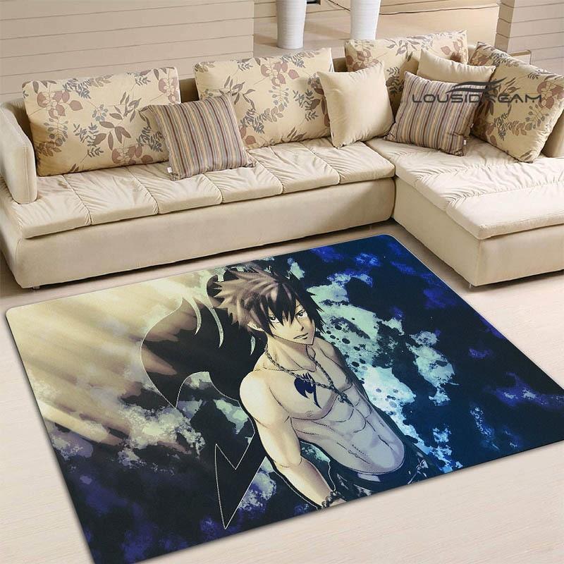Ковер в стиле аниме «Fairy Tail», детский игровой ковер для гостиной, спальни, ковер для балкона, ванной комнаты, противоскользящий дверной коврик, реквизит для фотографий