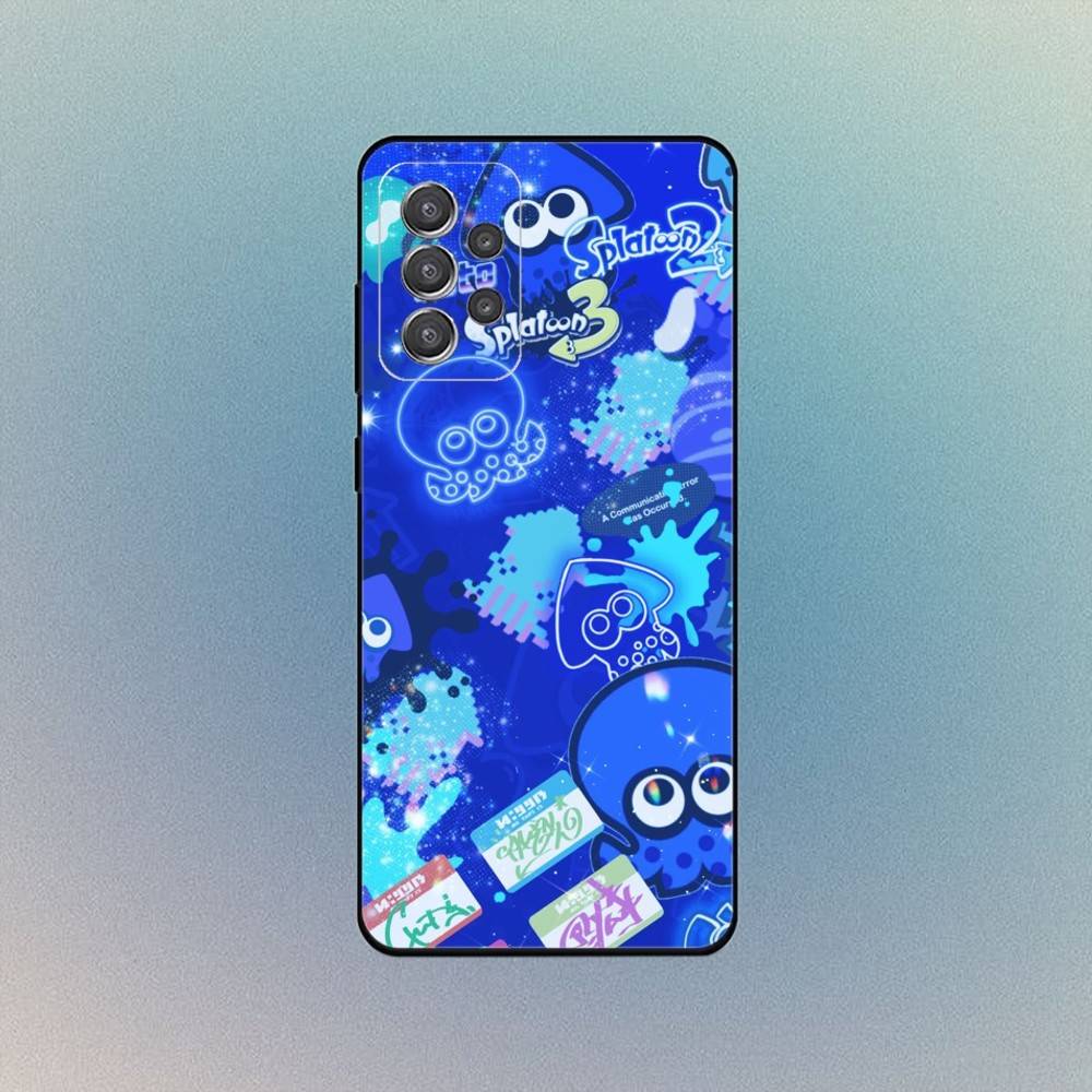Game S-Splatoon 3 Phone Case For Samsung S25,S24,S21,S22,S23,S30,Ultra,S20,Plus,Fe,Lite,Note,10,9,5G Black Cover