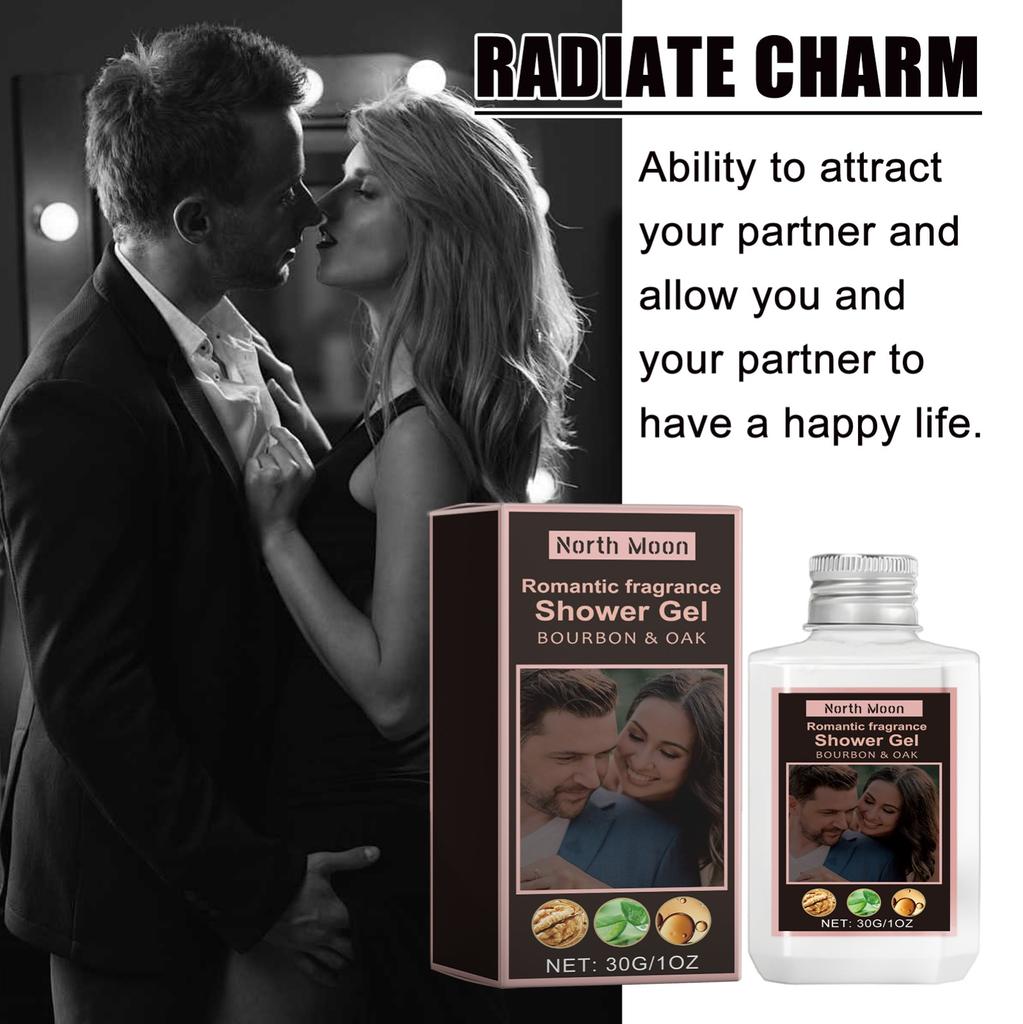 Гель для душа с феромонами, гель для душа длительного действия с ароматом феромонов, ароматный гель для душа, гель для душа с лавандой и мятой, 30 мл