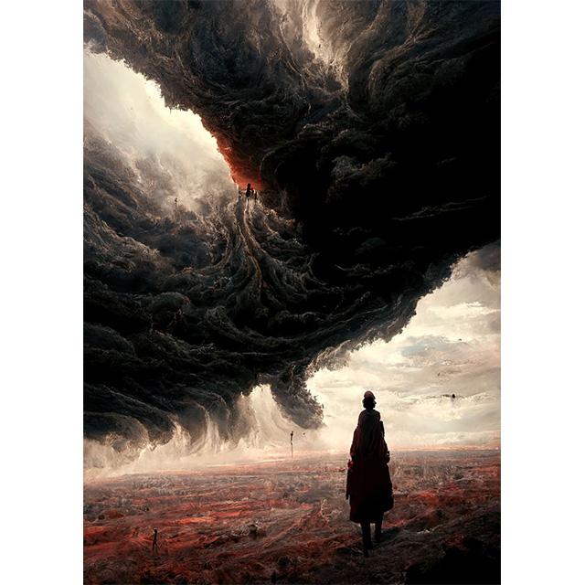 Abstract Outer World Storm Traveler Prints Poster Canva Painting Modern Wall Art Picture For Living Room Bedroom Home Decoration