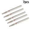 7pcs/Lot Diamond Milling Cutter for Manicure Burrs Pedicure Nail Drill Bits Accessories Nozzles for Manicure Cutters Nail Files