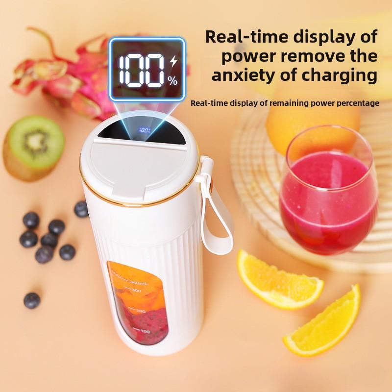 Новая мини-соковыжималка для дома, многофункциональная фруктовая машина с цифровым дисплеем, портативная соковыжималка 14 долларов