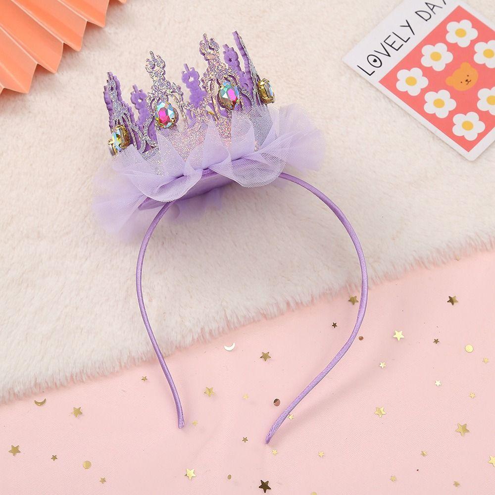 Mesh Headgear Hair Accessory Rhinestone Korean Style Headband Hair Hoop Girl Hair Band Headwear