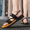 Модные шлепанцы Пляжные тапочки Мужские летние туфли с обхватом щиколотки Нескользящие сандалии-слайды Летние мужские тапочки Пляжная обувь для воды Zapati