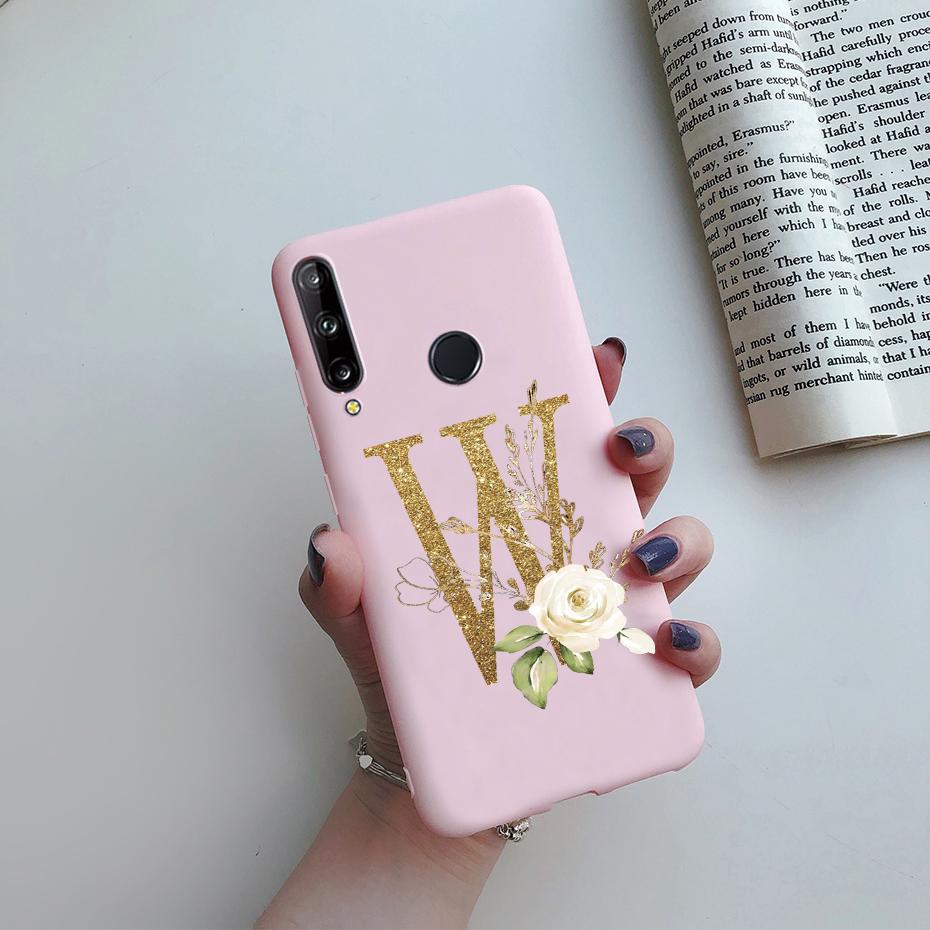 Чехол для Huawei Y7P Y6P Милые буквы Мягкий силикон Задняя крышка Для Huawei Y8P Y7P Y6P Y5P Чехлы для телефонов Y 6P Y 7P 8P Y 5P 2020 Чехол