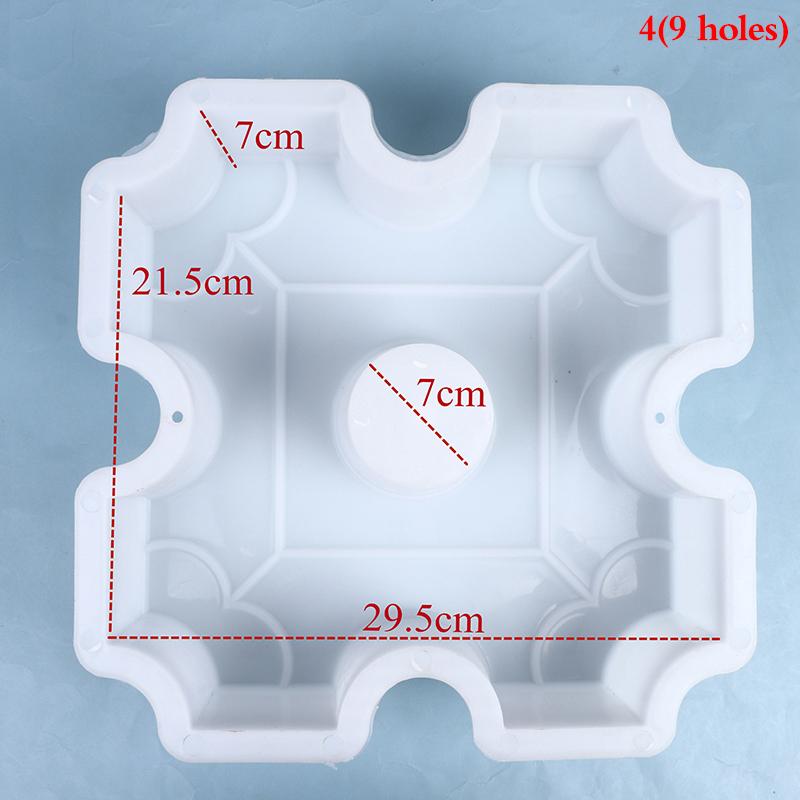 Несколько форм садовый пластиковый кирпичный пресс-форма для укладки тротуарной дорожки Diy Path Maker