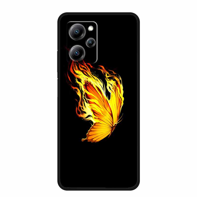 Чехол для Xiaomi Poco X5 Pro Животные Мягкий Силикон ТПУ Чехлы для Телефона Задняя Крышка для Poco X5 5G Модный Защитный Ударопрочный Fundas