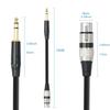 Audio-Technica Microphone Cable 6.35mm Conversion XLR Cable 6.35mm Male to XLR Female Audio Cable Microphone Cable Gold Plated Plug High Durability 1m