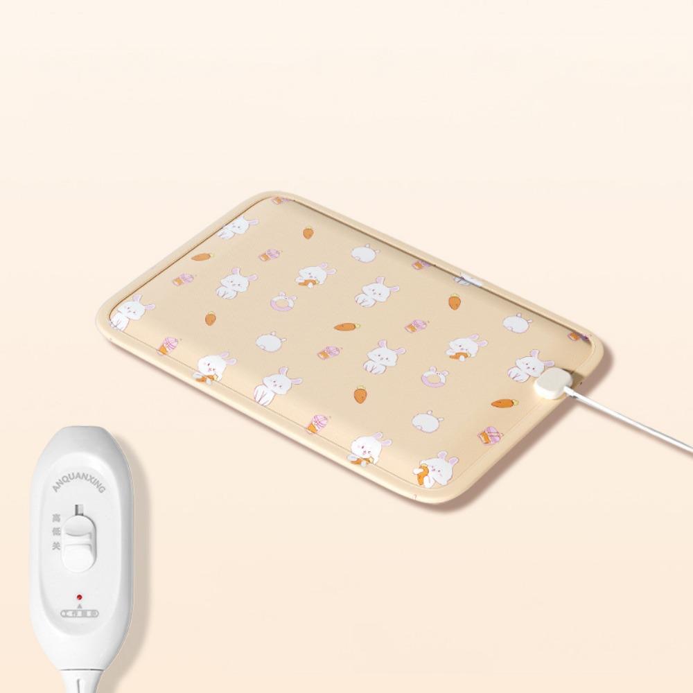 Waterproof Pet Electric Blanket Anti-scratch Thermostat Control Electric Heating Dog Bed Cartoon Pattern Warm