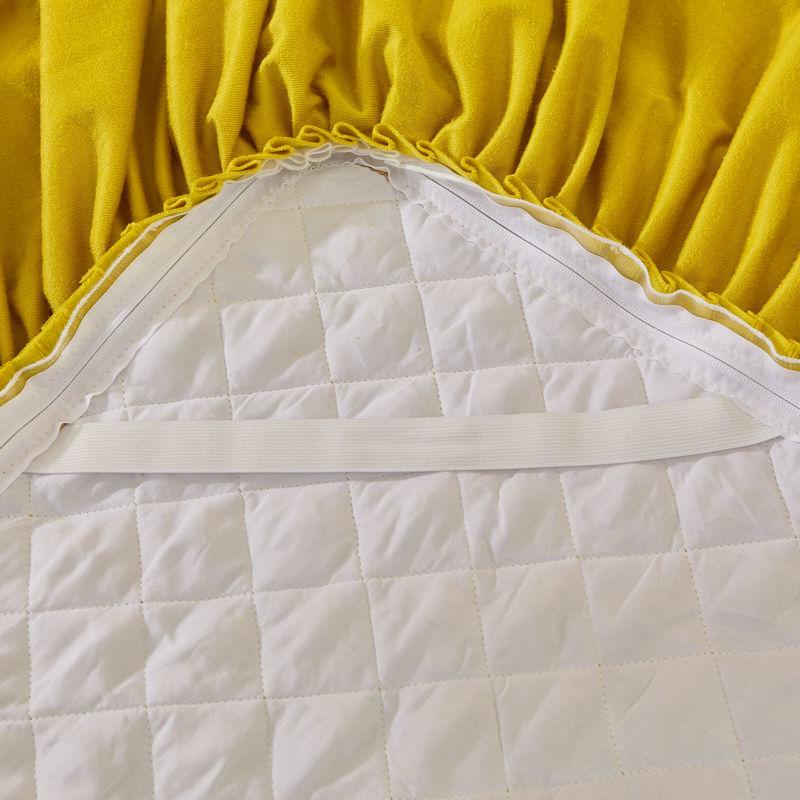 3 шт. Утолщенная кружевная юбка для кровати на осень и зиму, Кружевная накидка на кровать из кристального бархата, Мягкая и удобная, Постельное белье для спальни и гостевой комнаты