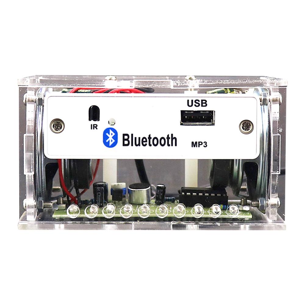 DIY Электронный набор Bluetooth-динамика 3 Вт + 3 Вт Двухканальный Bluetooth-динамик Набор для пайки Подходит для практического обучения