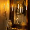 Hanging Floating Candles Set, Flameless Candles with Magic Wand Remote, Flickering LED Candle, Battery Operated(not Included)
