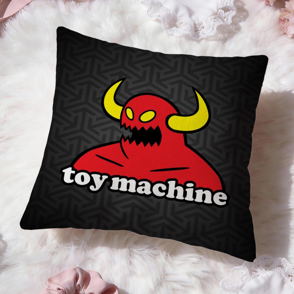 Чехол для подушки T-Toy Machines Skate Premium Comfort Двусторонний чехол для подушки - Дизайн «Два в одном» для любой комнаты и салона автомобиля