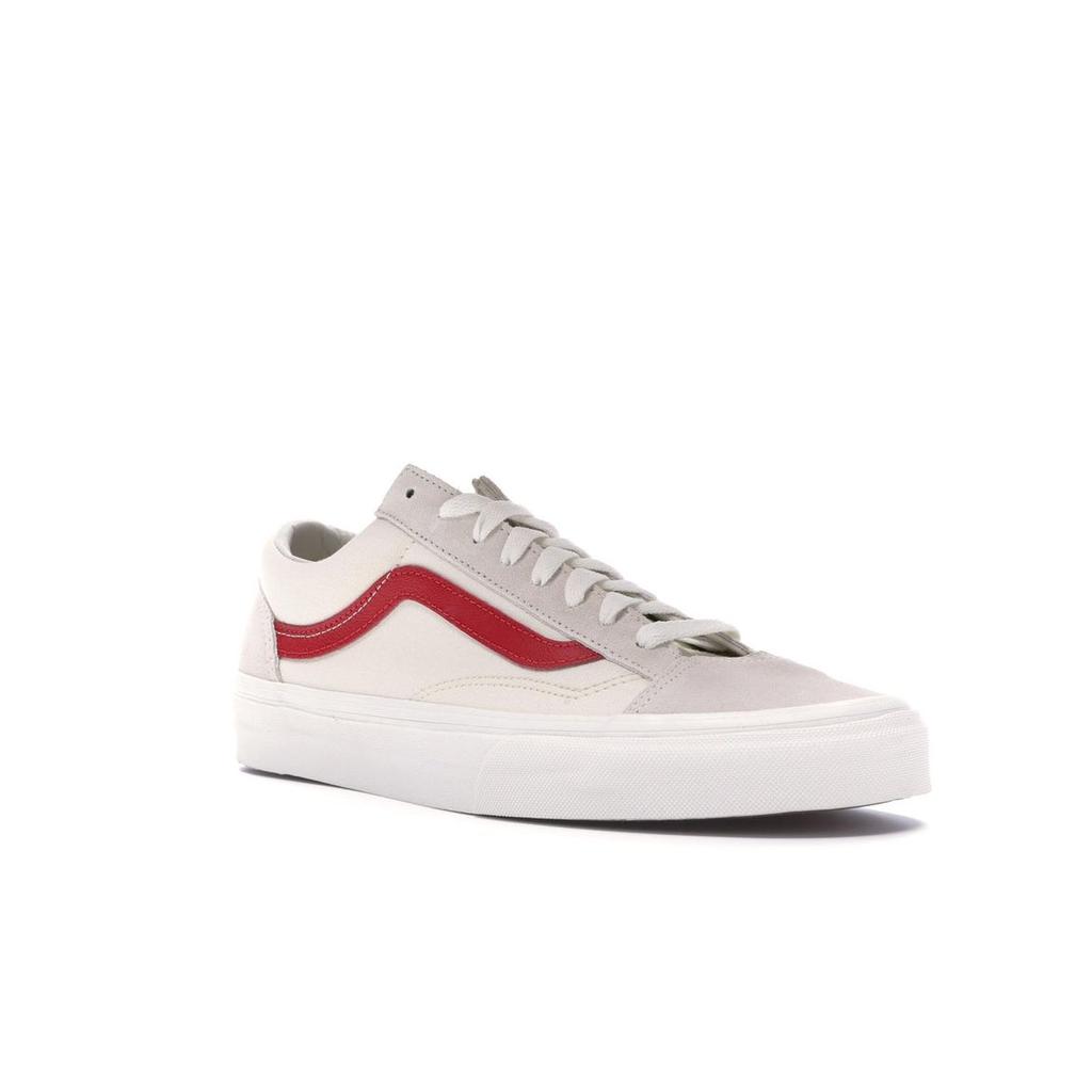 Vans Old Skool Style 36 Marshmallow Unisex Sneakers White Racing-Red VN0A3DZ3OXS