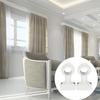 2 Pcs Curtain Rod Bracket Extendable Brackets Clothes Hangers Shower Hooks Support Middle Statue