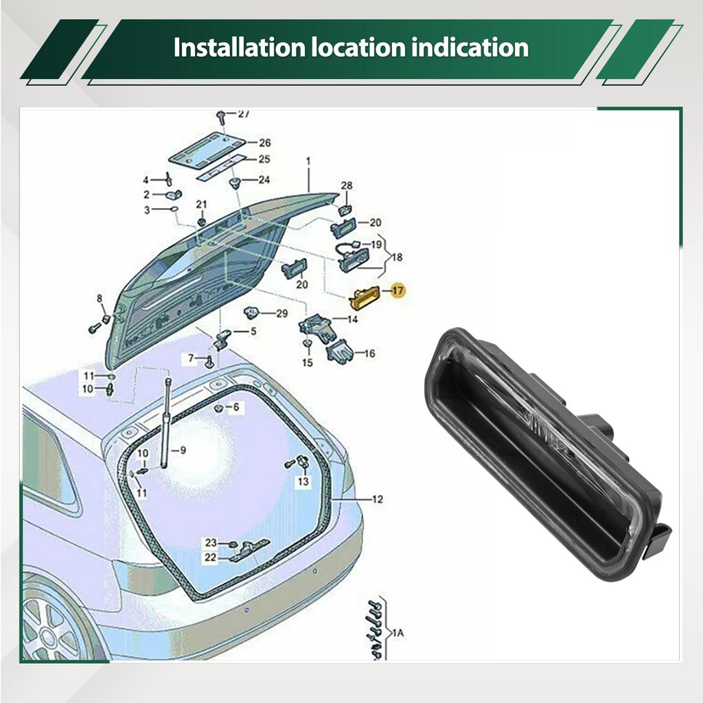 Микропереключатель открытия задней крышки багажника грузовика BM5119B514AE BM51-19B514-AE 1834376 для Ford FOCUS MK3 III 2010-2014