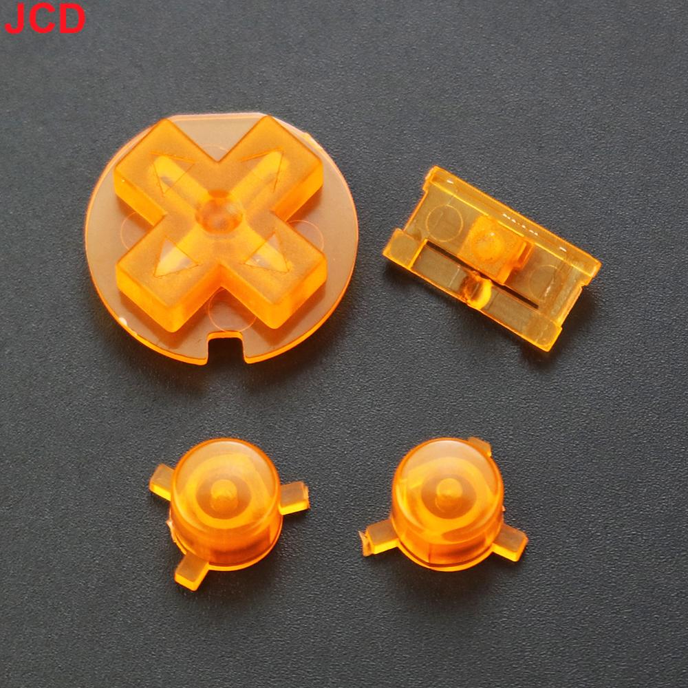 JCD 1 Set Colorful Replacement Buttons Set Replacement For Game boy GBP Console On Off Button A B Buttons D Pads Replace