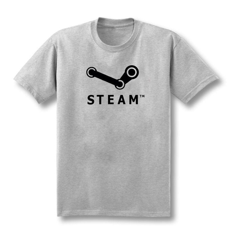 Футболки с коротким рукавом STEAM, Форма команды игровой платформы, Форма компании Valve, Одежда для гиков