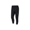 Printed Logo Elastic Waist Straight-Leg Knit Sweatpants Men Bottoms Black AA1996-010