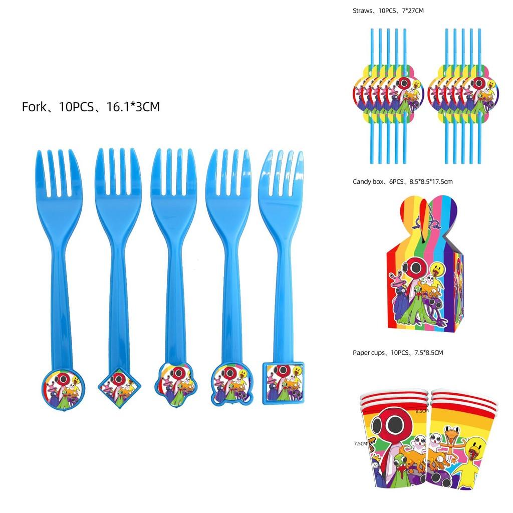 Высококачественные украшения для вечеринки Roblox Rainbow Friends для детских праздников