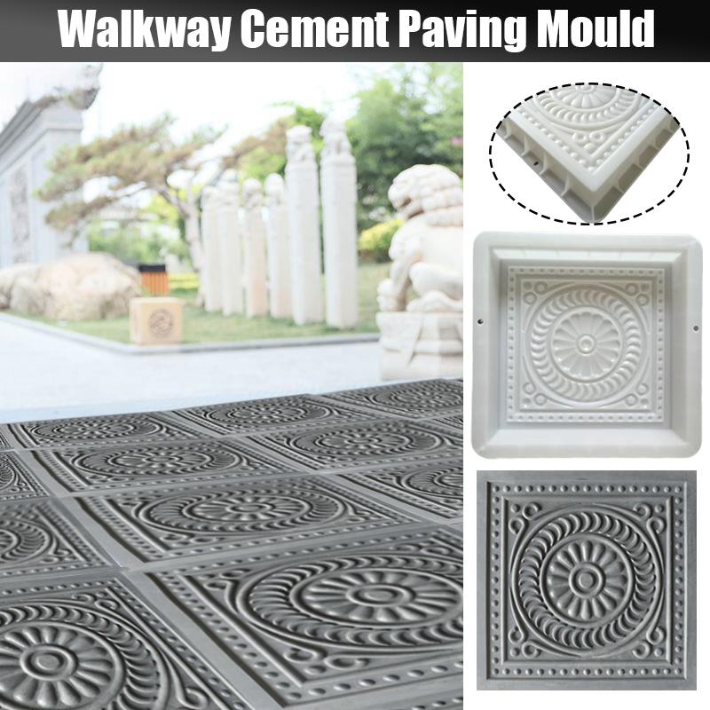 Антикварная кирпичная цементная форма DIY ручная работа дорожка цементная форма для мощения цемент ретро кирпичная резьба форма садовый декор для двора