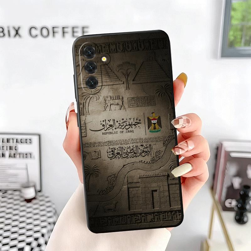 Iraqi Flag Mark Soft Phone Case for Samsung A17 A37 A57 A16 A26 A36 A56 A15 A25 A35 A55 A14 A24 A34 A54 A13 A23 A33 A53 A52 A12