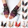 Women'S Semi-Finger Gloves Lady'S Anti-Uv Lace Gloves Female Driving Gloves