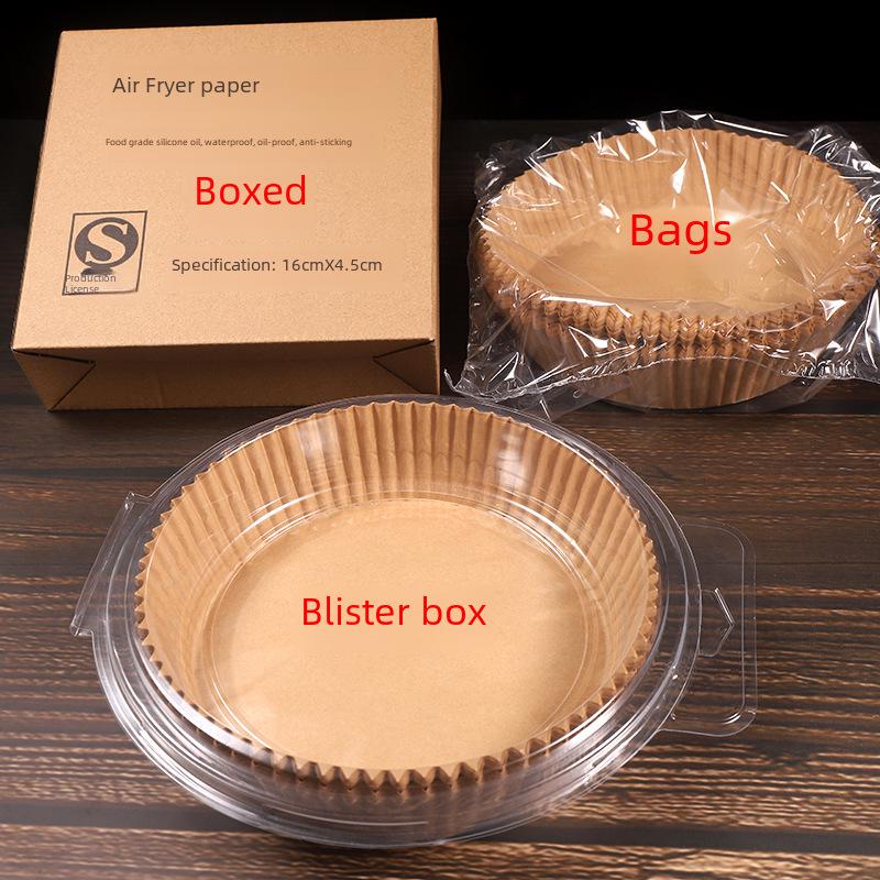 Круглые маслостойкие подложки для фритюрниц и духовок - противни из высокотемпературной бумаги для выпечки