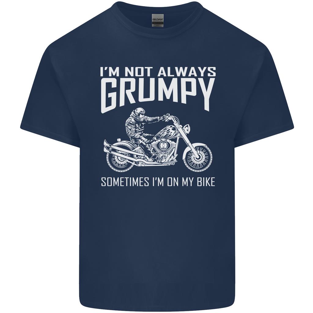 Im Not Always Grumpy Motorbike Motorcycle Unisexs Light Cotton TShirt