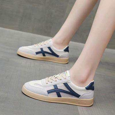 Популярные дышащие туфли Forrest Gump, женские, новые, универсальные, повседневные, спортивные, скейтбордные туфли, белые, с полой сеткой, лето 2025 года