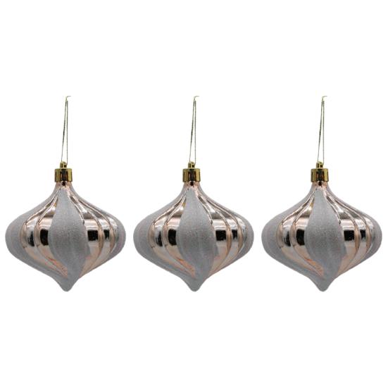 Елочные шары Прочные спиральные линии Устойчивые к разрыву рождественские шары Украшения Праздничные шары специальной формы Подвески Елочные шары